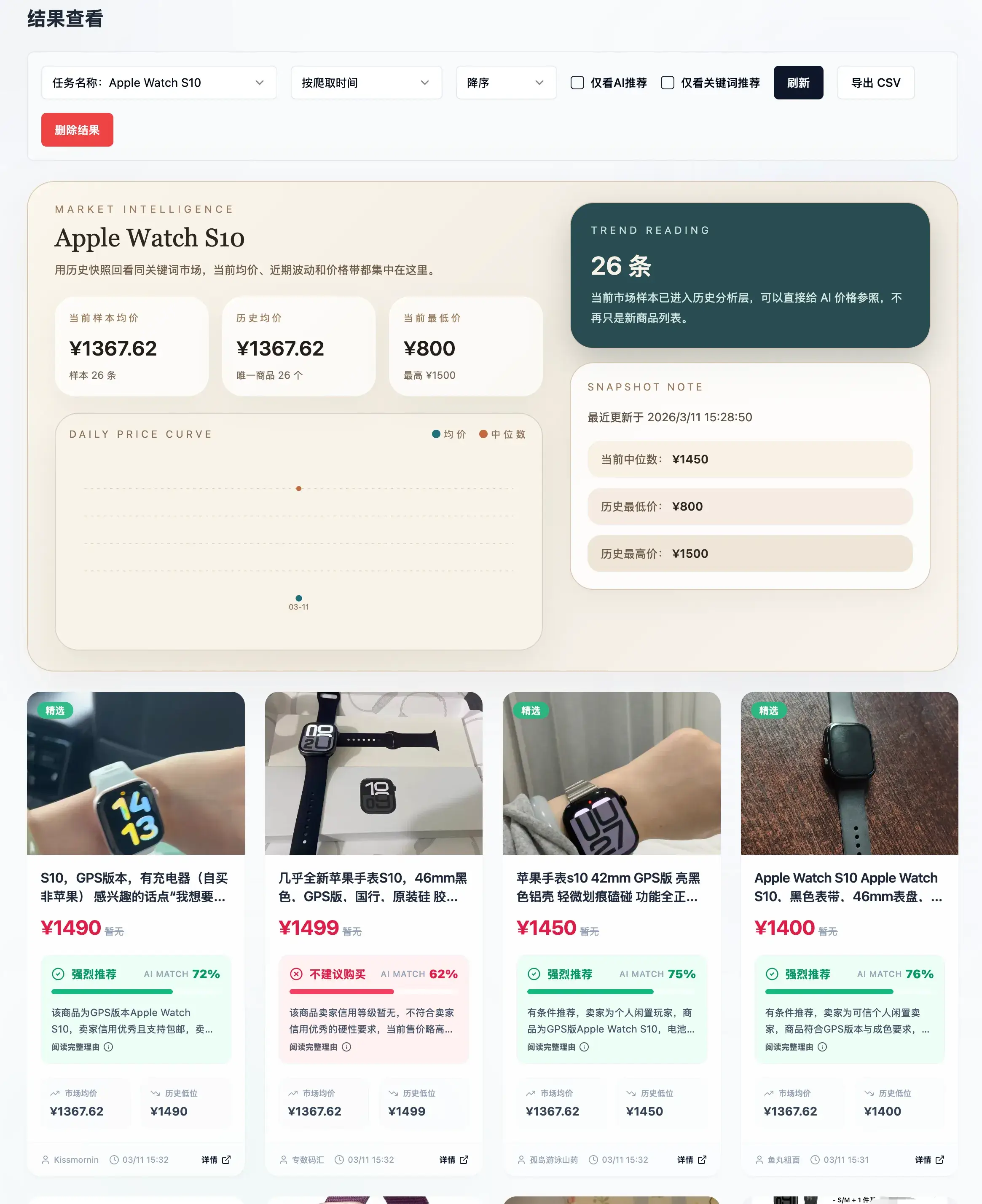 闲鱼智能监控机器人 闲鱼智能监控机器人