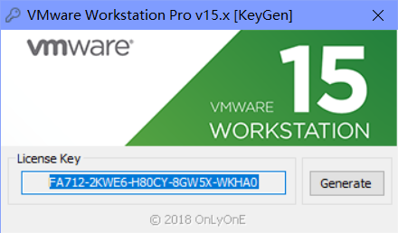 VMware Workstation Pro_v15.x注册机 第1张